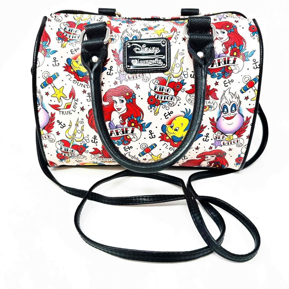 Loungefly Purse Crossbody Little Mermaid Disney Ariel Handbag Tattoo Rare NWOT